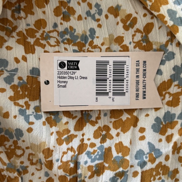 Salty Crew Hidden Ditsy Longsleeve Dress - Picture 5 of 6